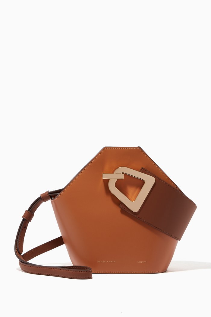 

Brown Mini Johnny Leather Bucket Bag
