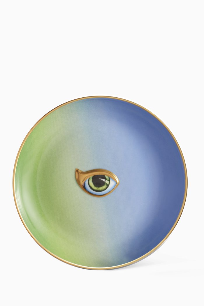 

Green & Blue Lito Plate, Multicolour