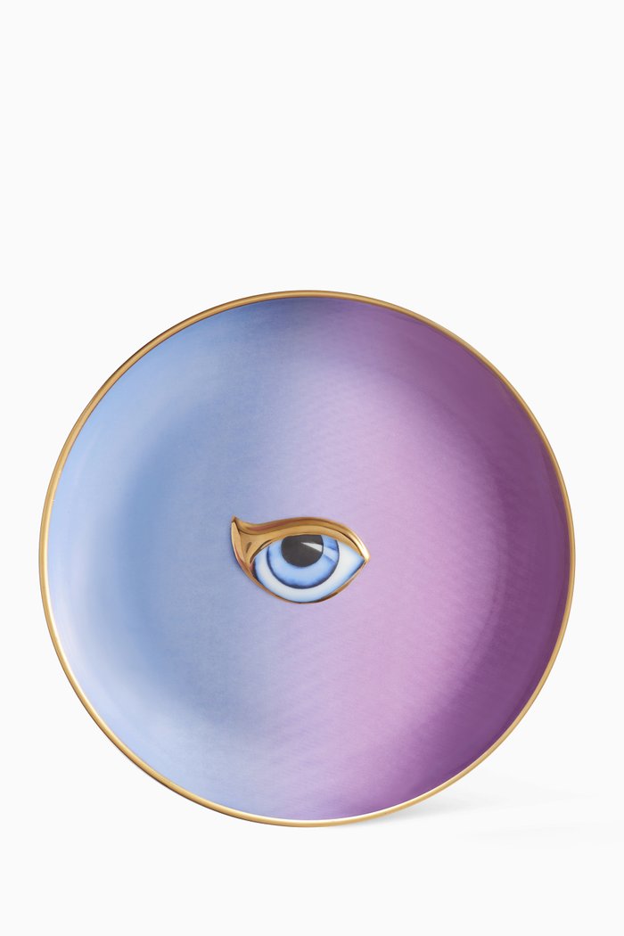 

Blue & Purple Lito Plate, Multicolour