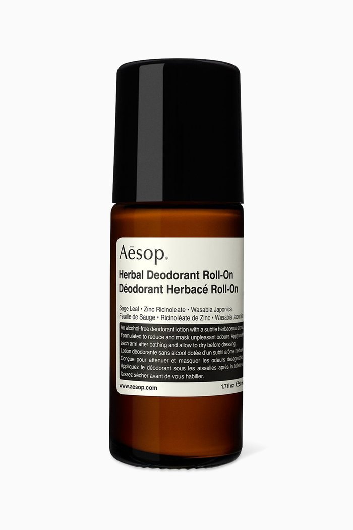 Herbal Deodorant Roll-On, 50ml, Colourless