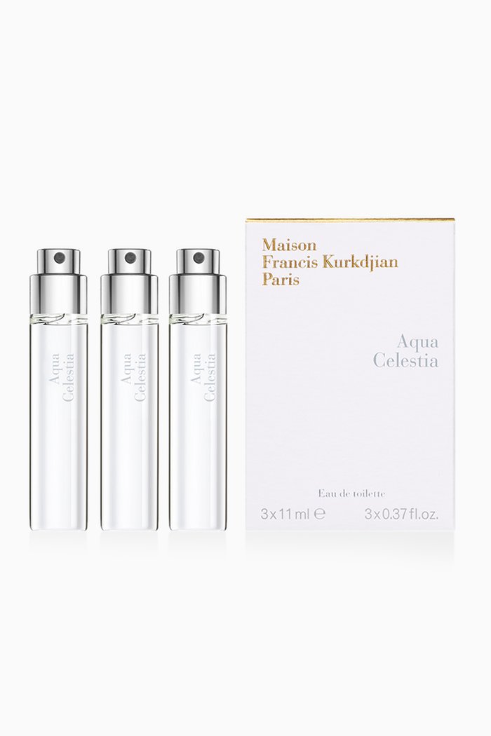 

Aqua Celestia Eau de Parfum Refills, 3 x 11ml, Colourless