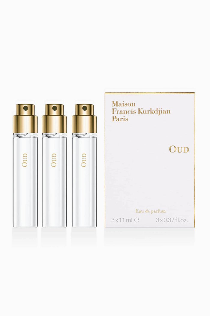 

Oud Eau de Parfum Refills, 3 x 11ml, Multicolour
