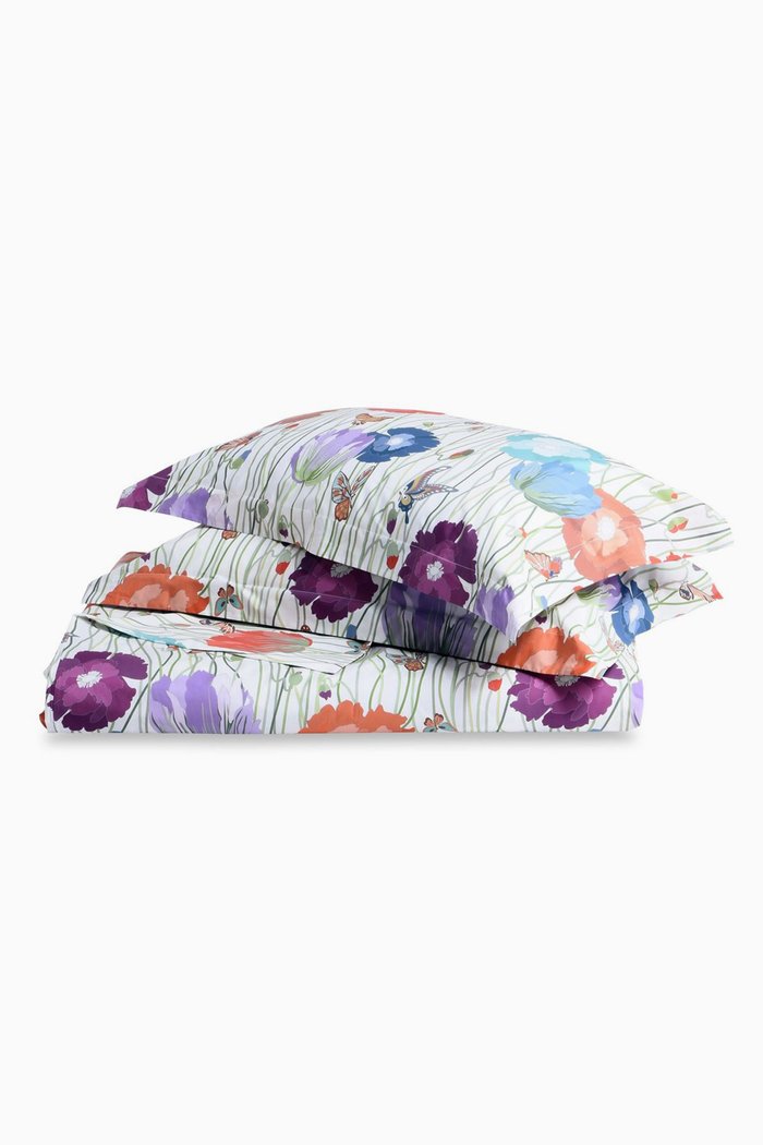 

Light-Purple Violante Floral Print Duvet Set
