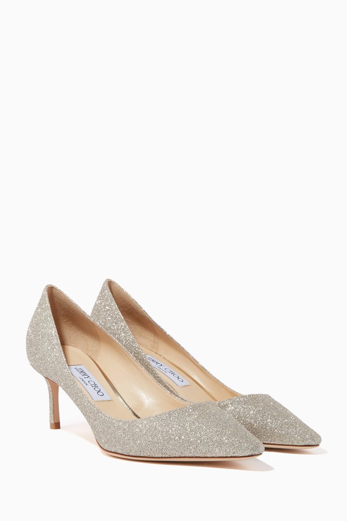 

Romy 60 Dusty Glitter Pumps, Neutral