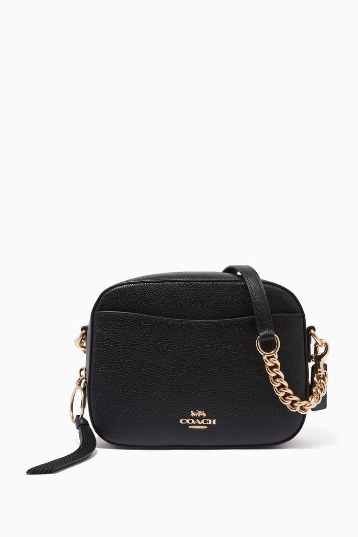 

Black Small Camera Cross-Body Bag