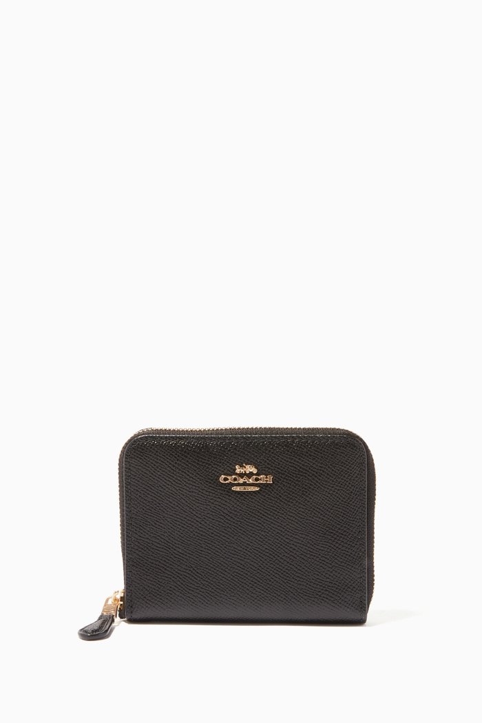 

Black Small Zip-Around Wallet