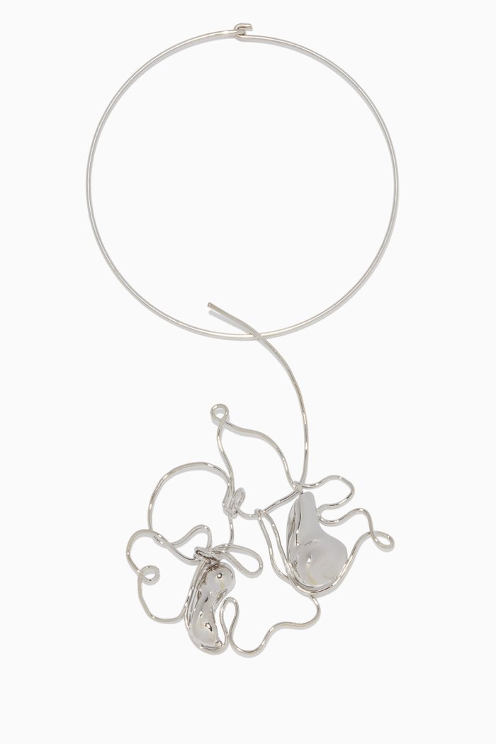 

Silver Sweet Pea Necklace