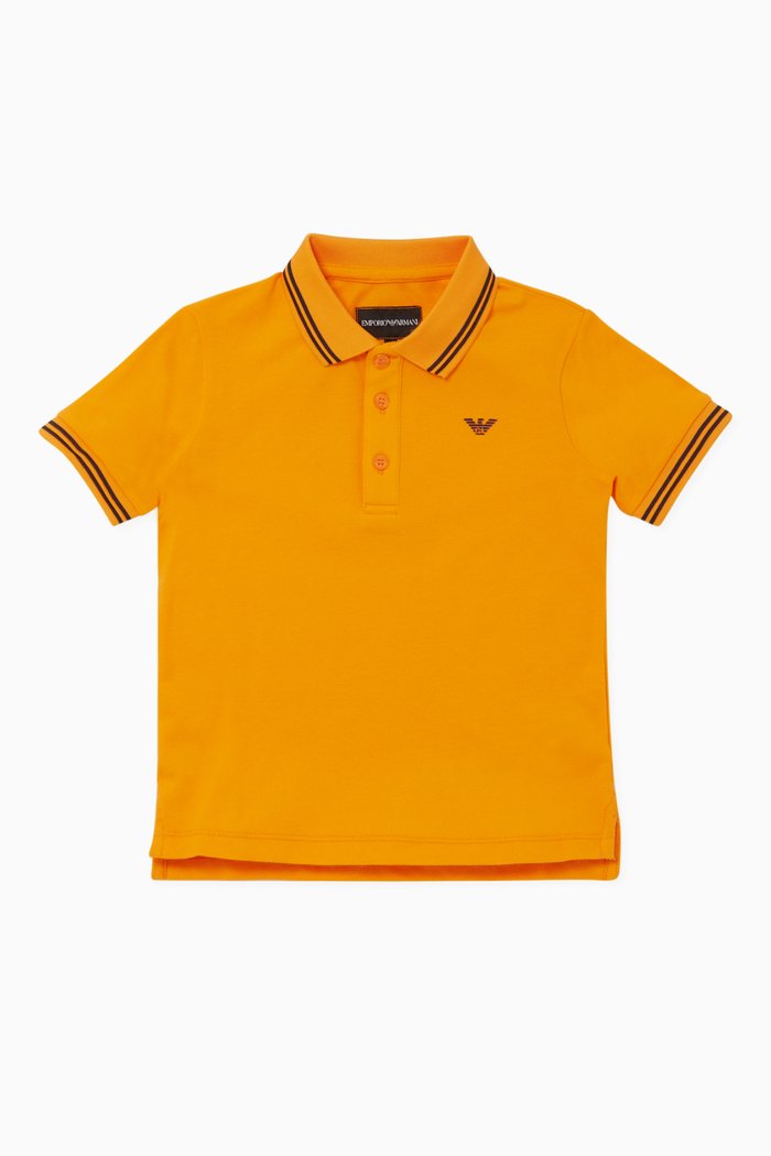 

Eagle Logo Polo T-Shirt, Orange