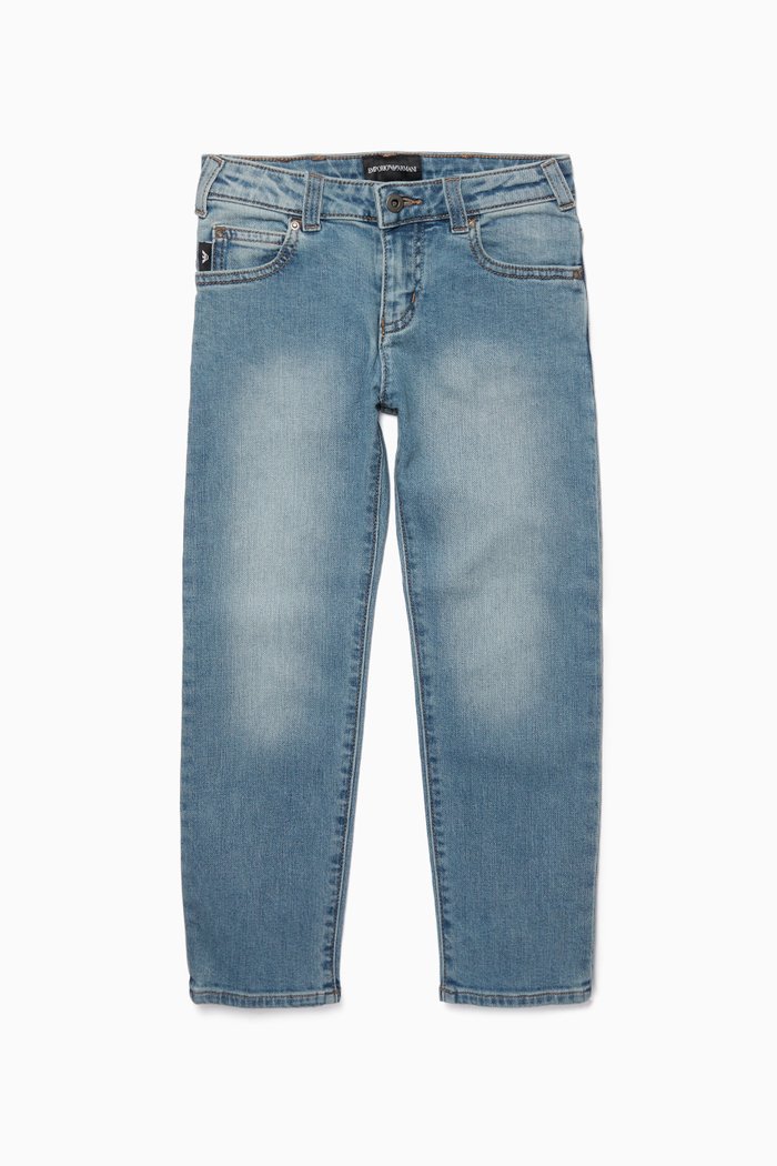 

Light-Blue Regular-Fit Stretch Jeans