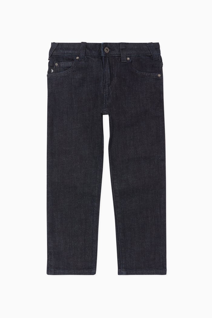

Regular Fit Dark-Wash Jeans, Blue