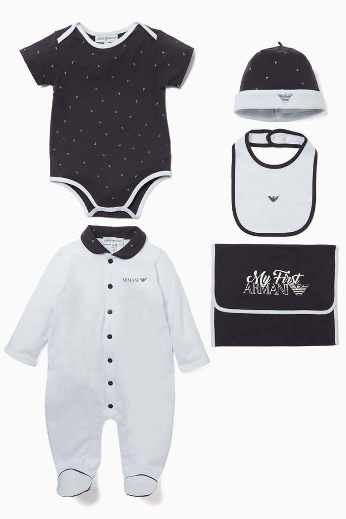 Navy & White Take Me Home Gift, Set Of 5, Blue
