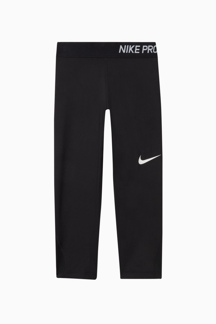 

Pro Logo Capri Tights, Black