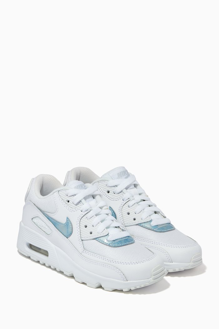 

Air Max 90 Sneakers in Mesh, White