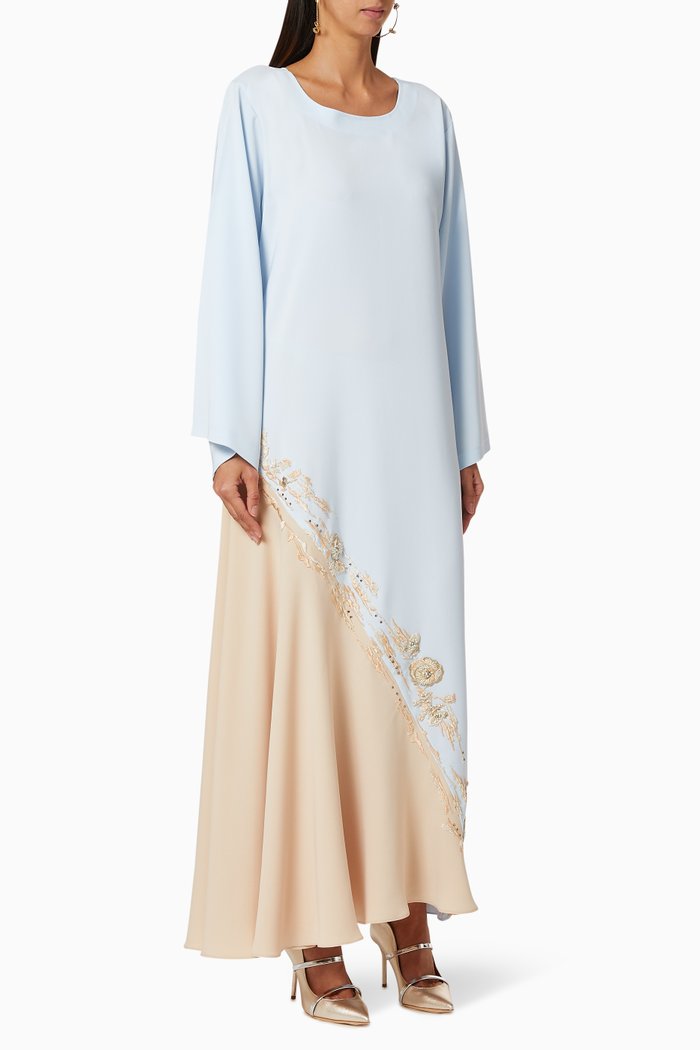 

Embroidered Panel Kaftan, Multicolour