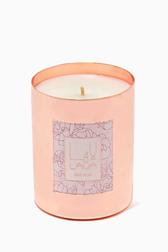 

Oud Rose Candle in Metal Container, 330g, Multicolour