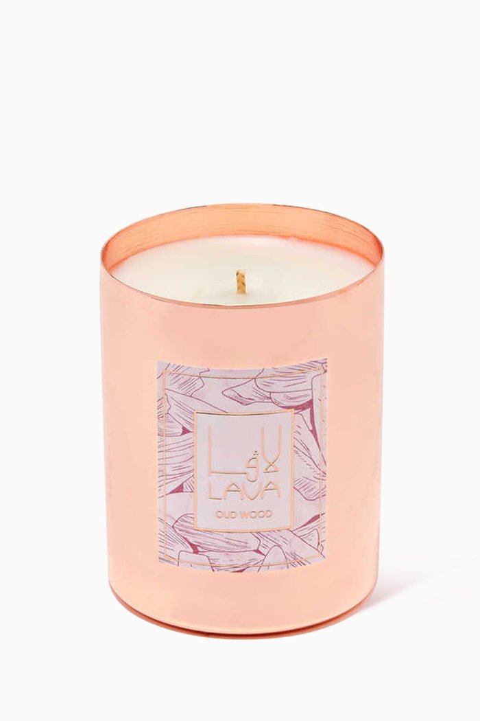 

Oud Wood Candle in Metal Container, 330g, Multicolour