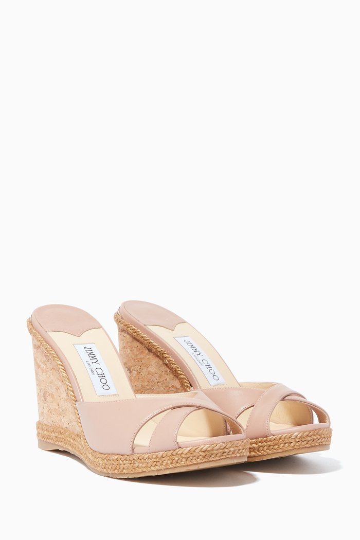 

Almer 105 Leather Wedges, Pink