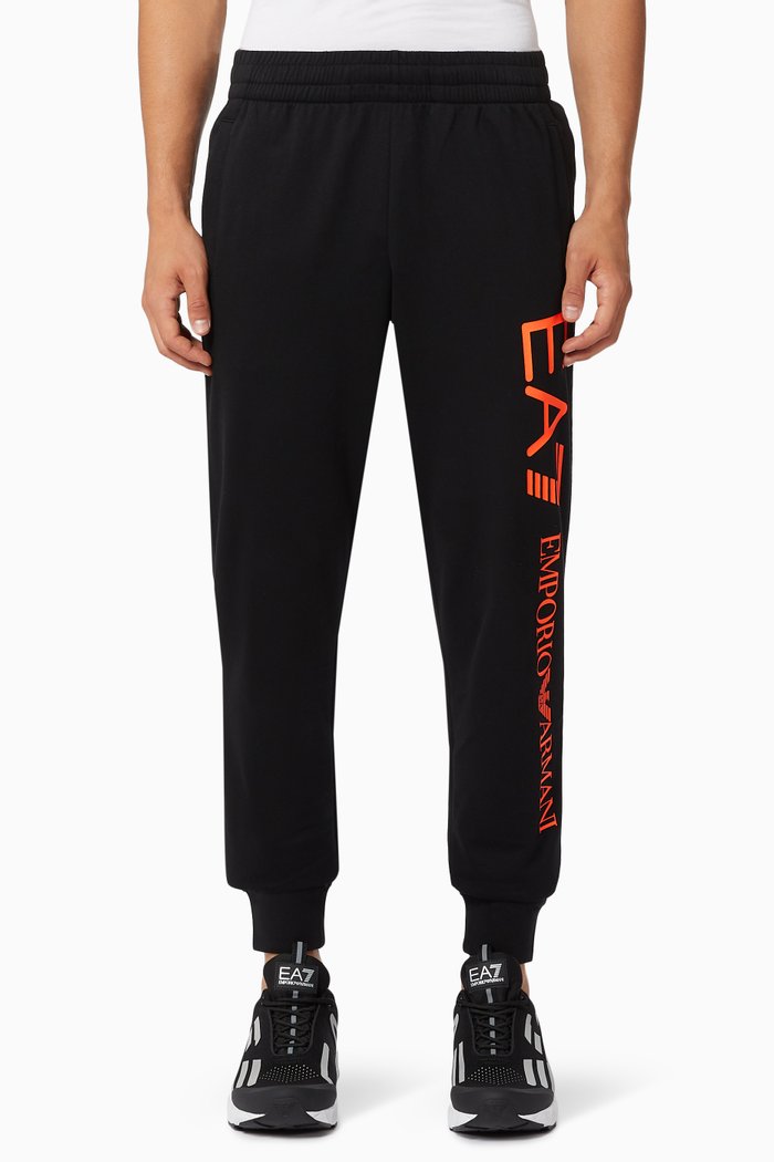 

EA7 Jersey Track Pants, Black