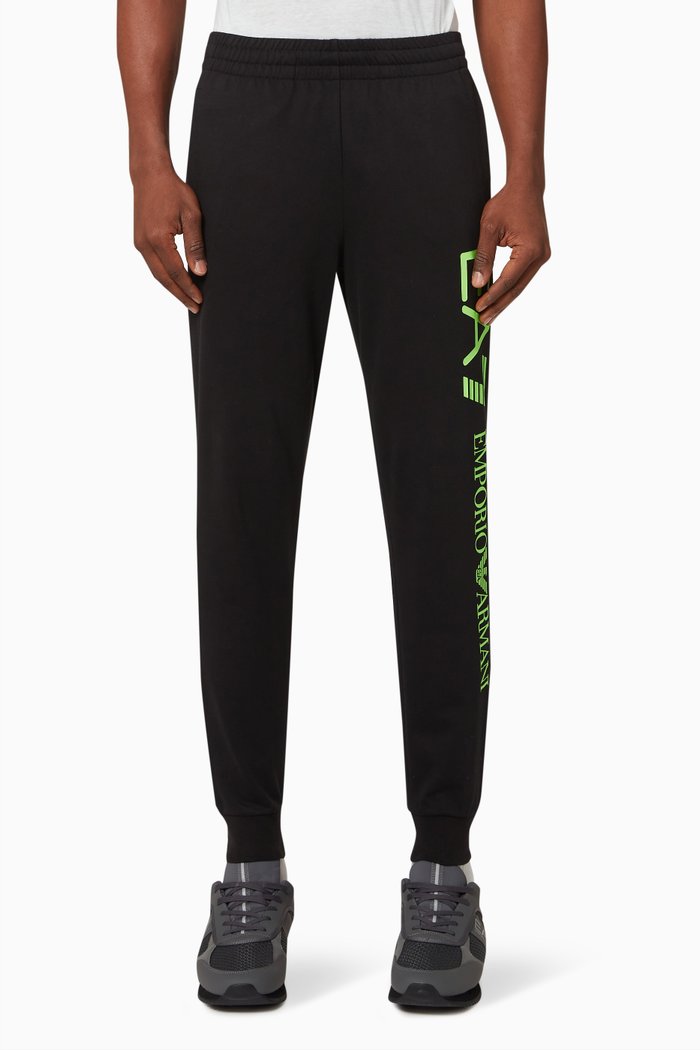 

EA7 Jersey Track Pants, Black