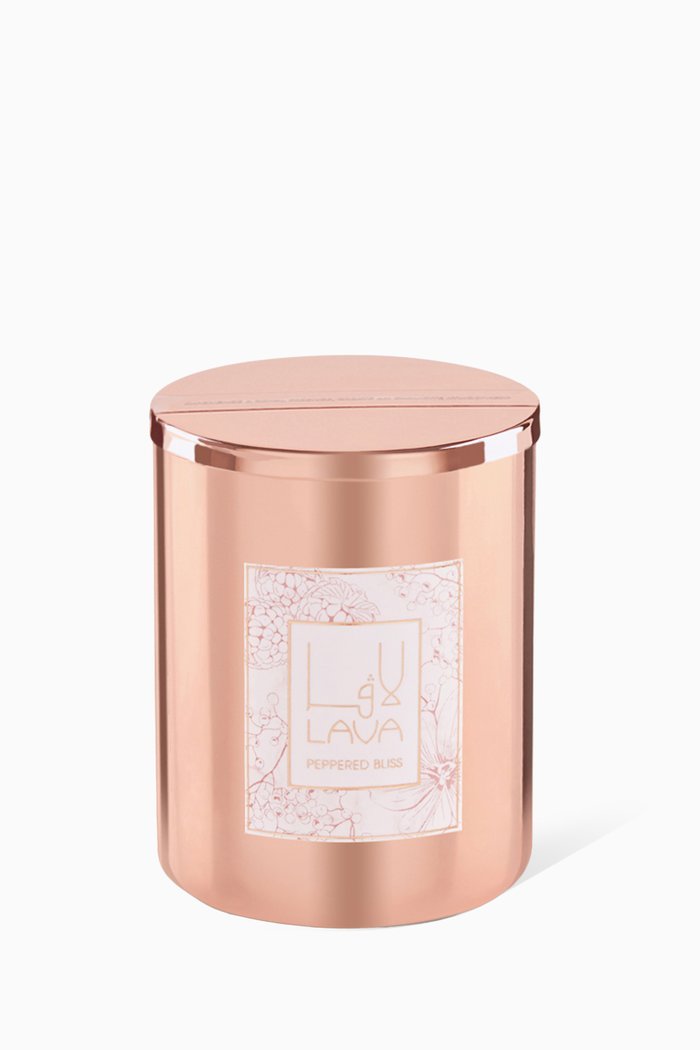 

Peppered Bliss Metal Container Candle, 330g, Multicolour