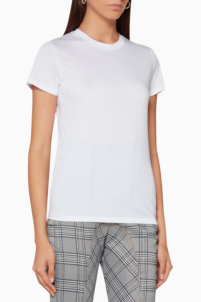 

White Cotton T-Shirt