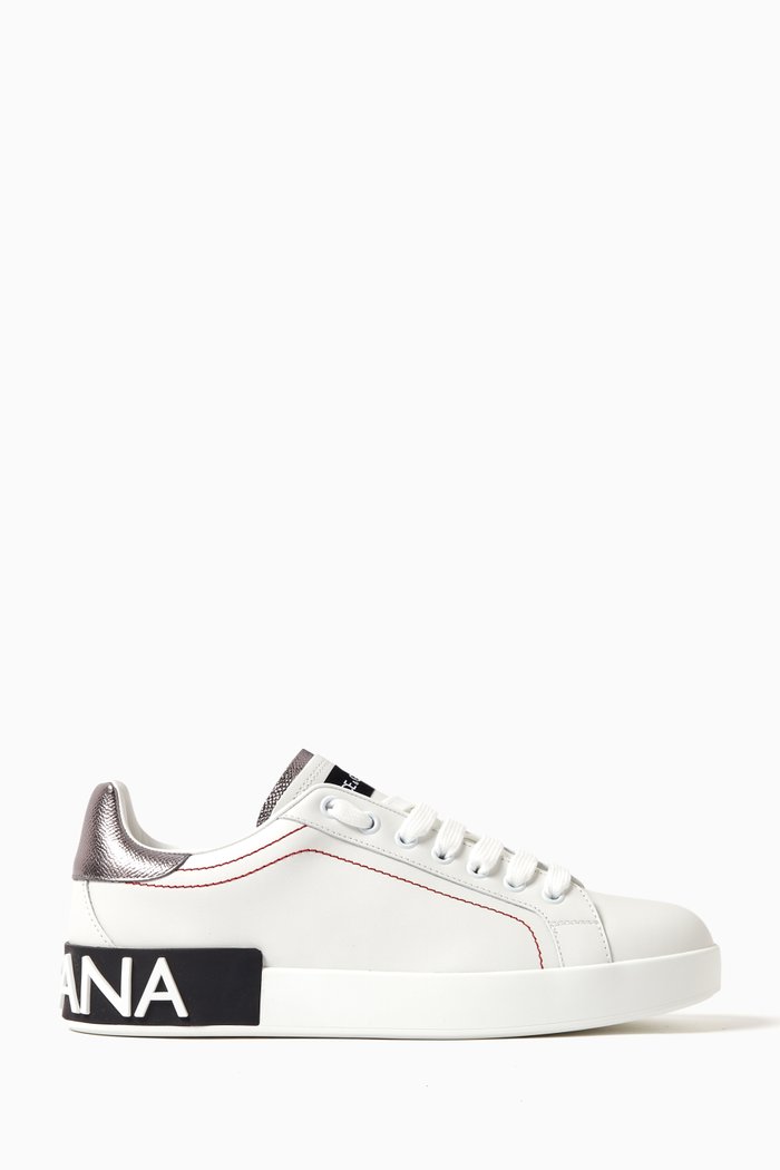

Portofino Low-top Sneakers in Nappa Leather, White