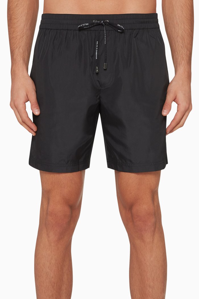 

Classic Long Swim Shorts, Black