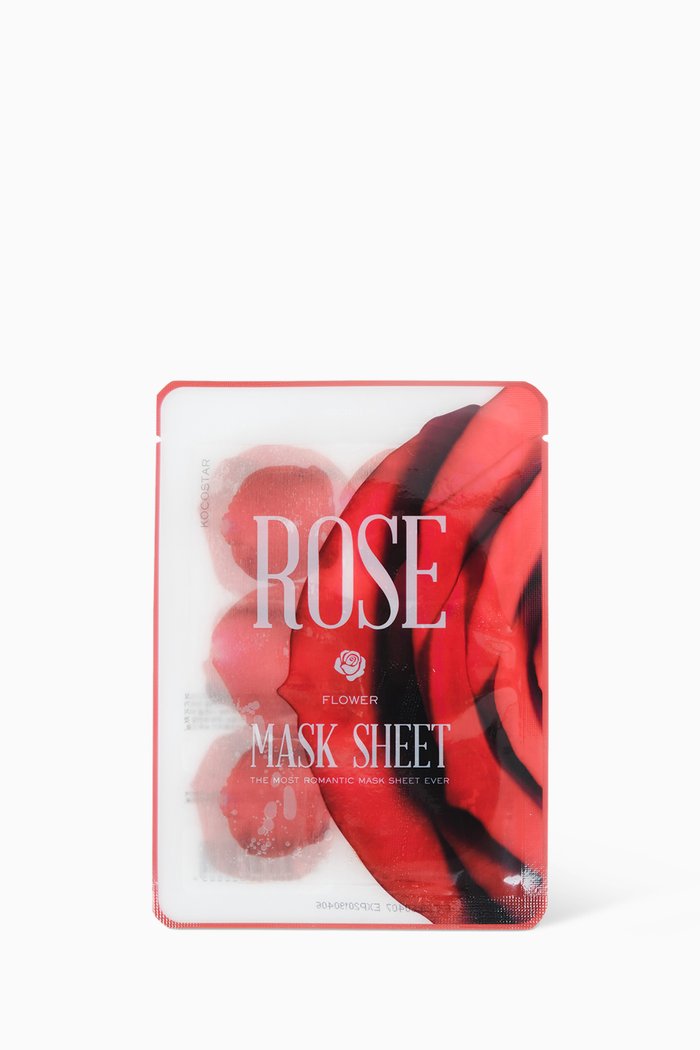 

Rose Flower Mask Sheet, Multicolour