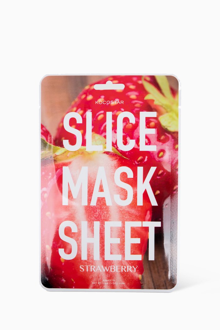 

Strawberry Slice Mask Sheet, Multicolour
