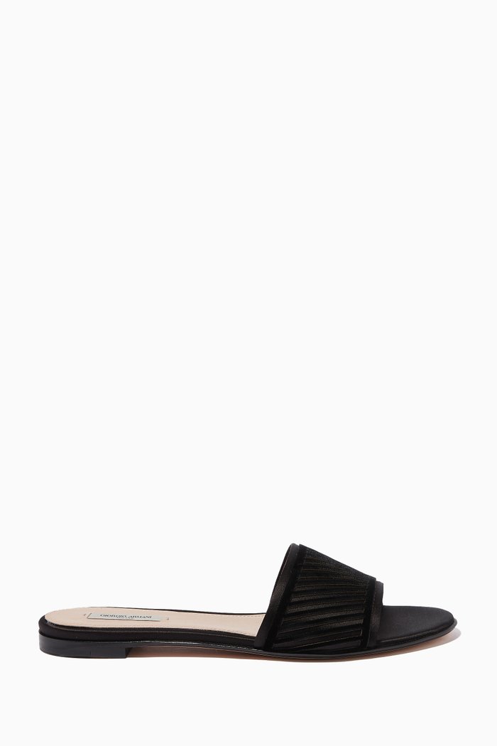 

Chevron Slides, Black