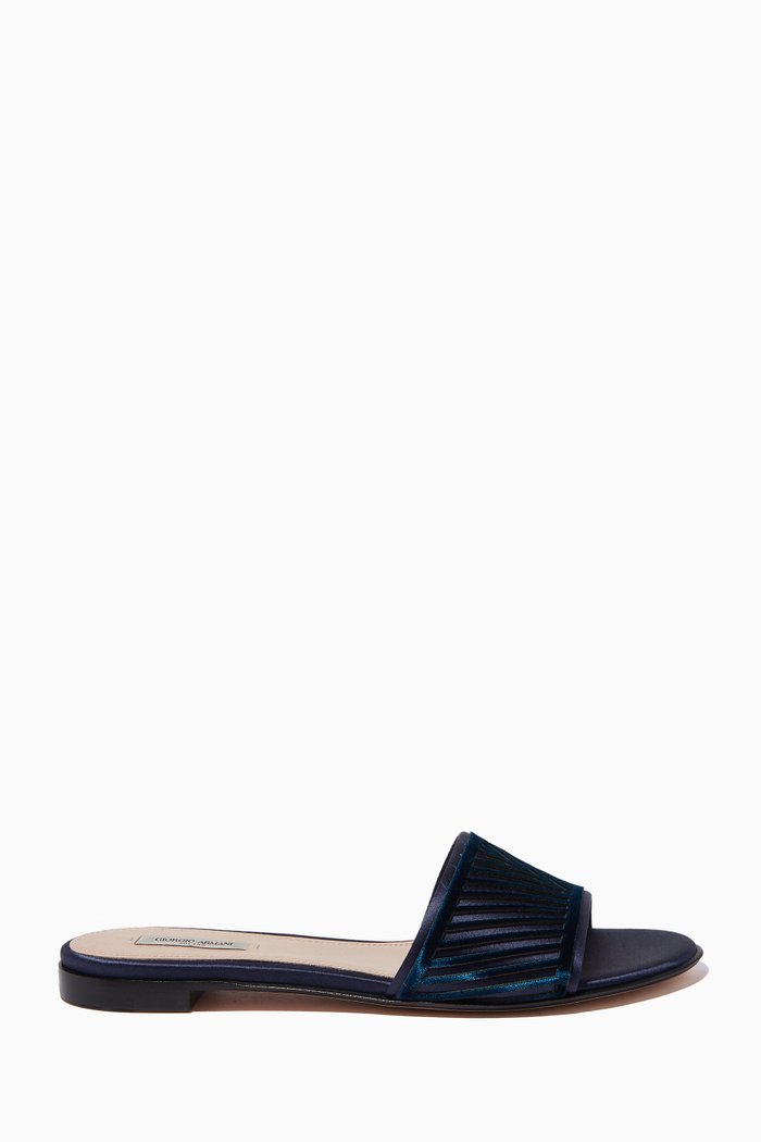 

Chevron Slides, Blue