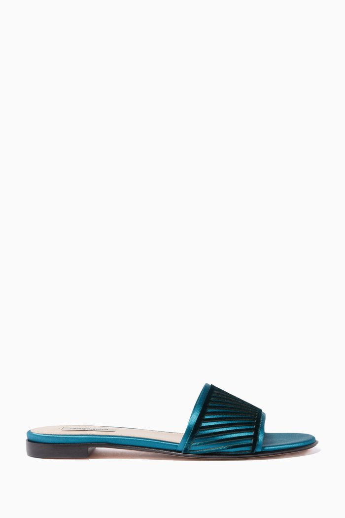 

Chevron Slides, Blue
