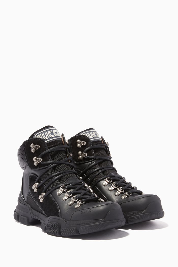 

Black Flashtrek High-Top Sneakers