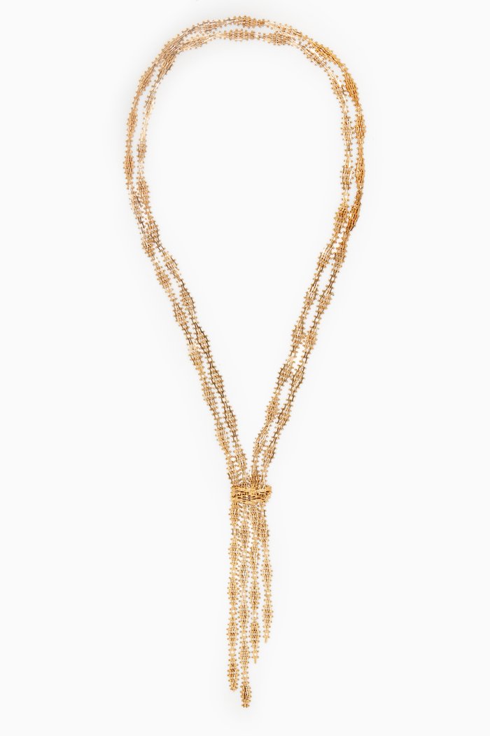 

Volutta Necklace in 24kt Gold-Plated Brass