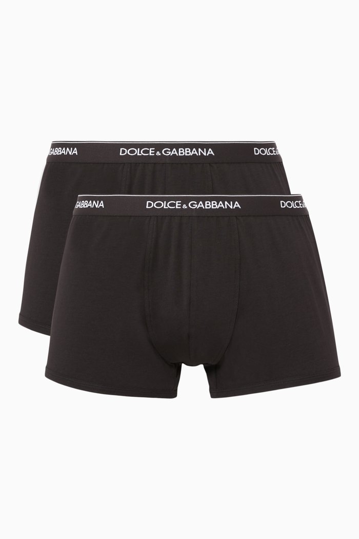 

Black Logo Waistband Boxers, 2-Pack