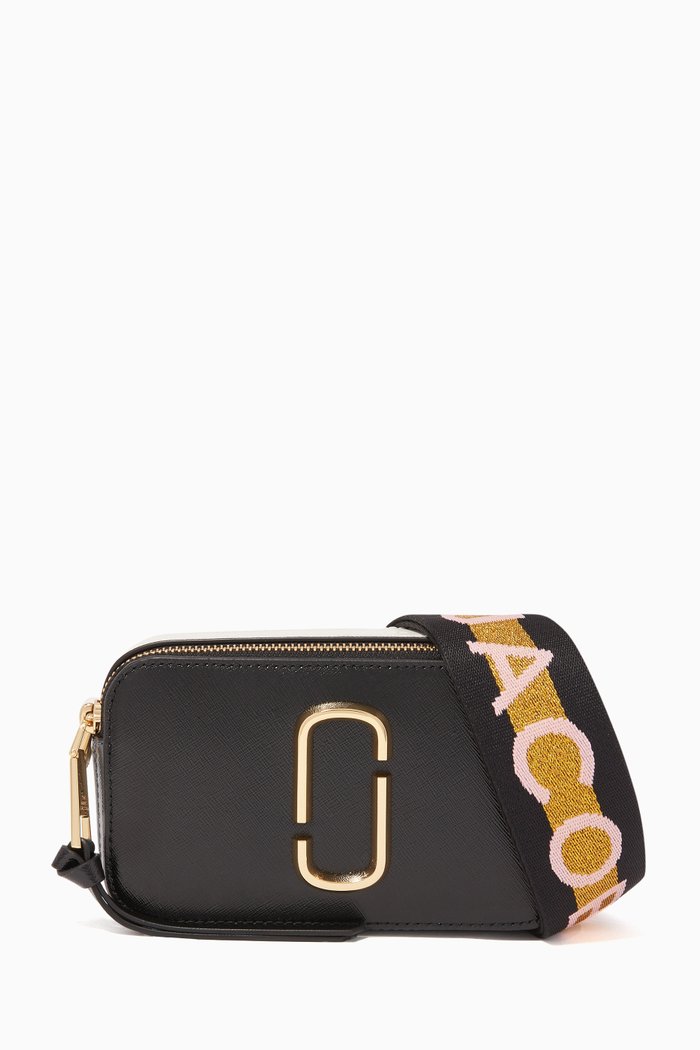 

Small Snapshot Camera Crossbody Bag, Black