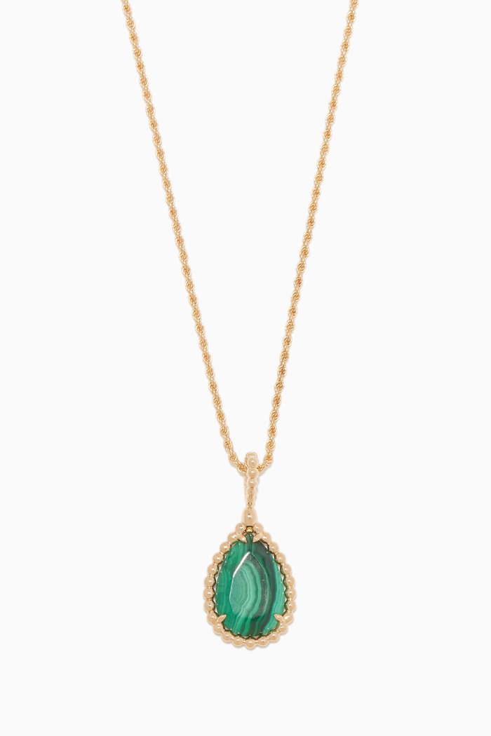 

Yellow-Gold & Malachite Medium Serpent Bohème Necklace