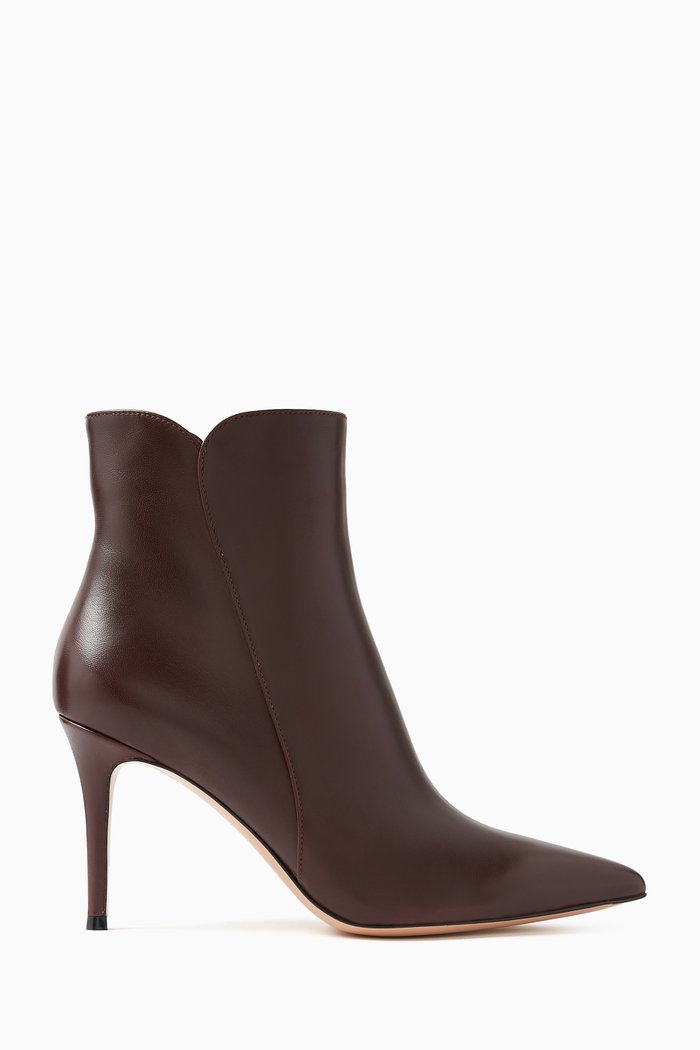 

Levy 85 Ankle Boots in Leather, Red