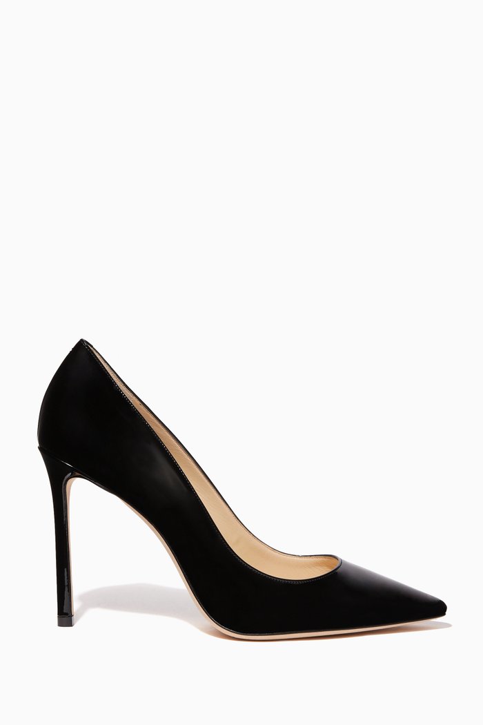 

Romy 100 Pumps in Patent Leather, Black