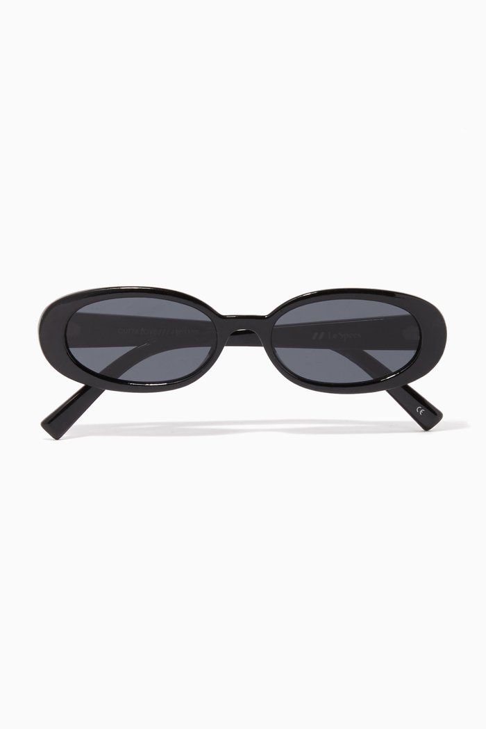 

Black & Smoke Outta Love Sunglasses
