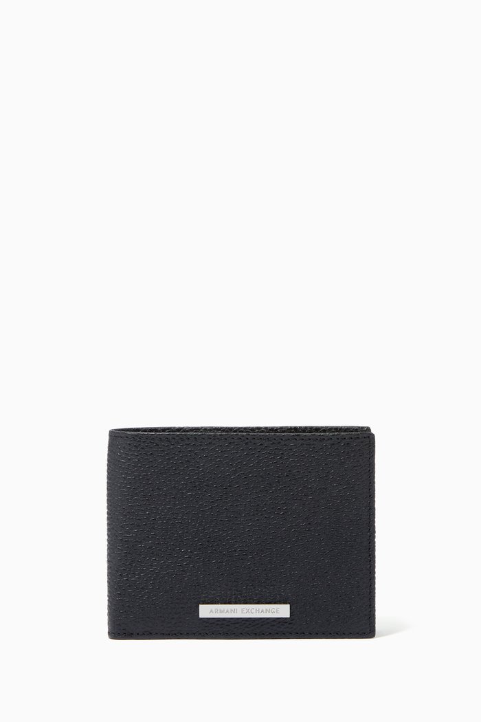 

Logo Wallet in Buffalo Leather, Black
