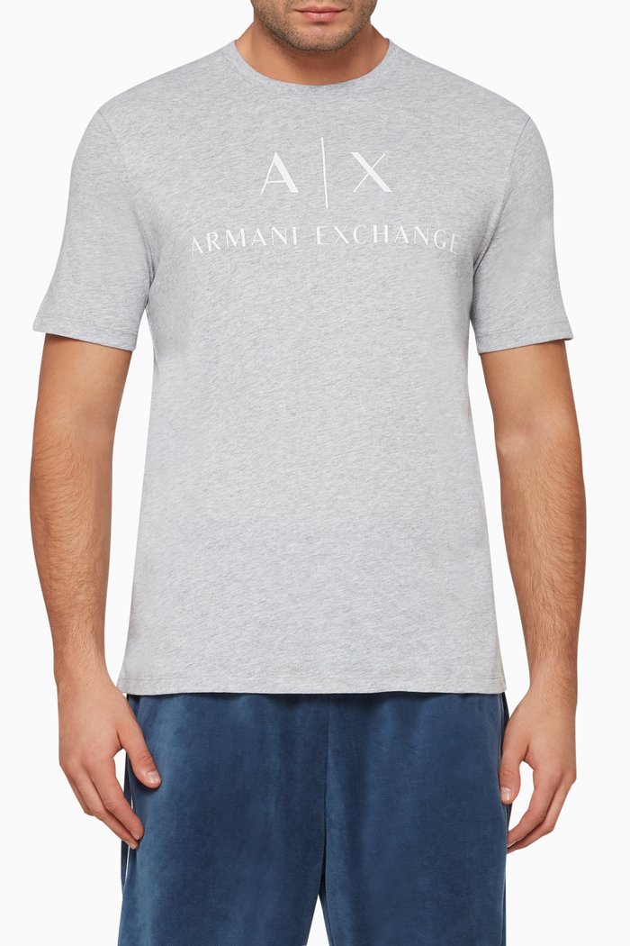 

Core Logo-Print T-Shirt, Grey