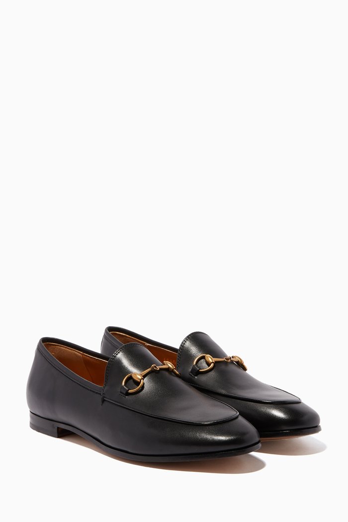 

Black Leather Jordaan Loafers