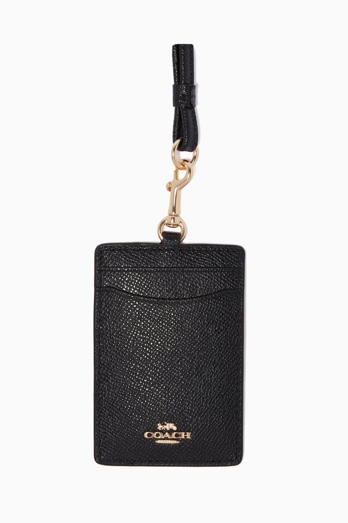 

Black Lanyard ID Card Case