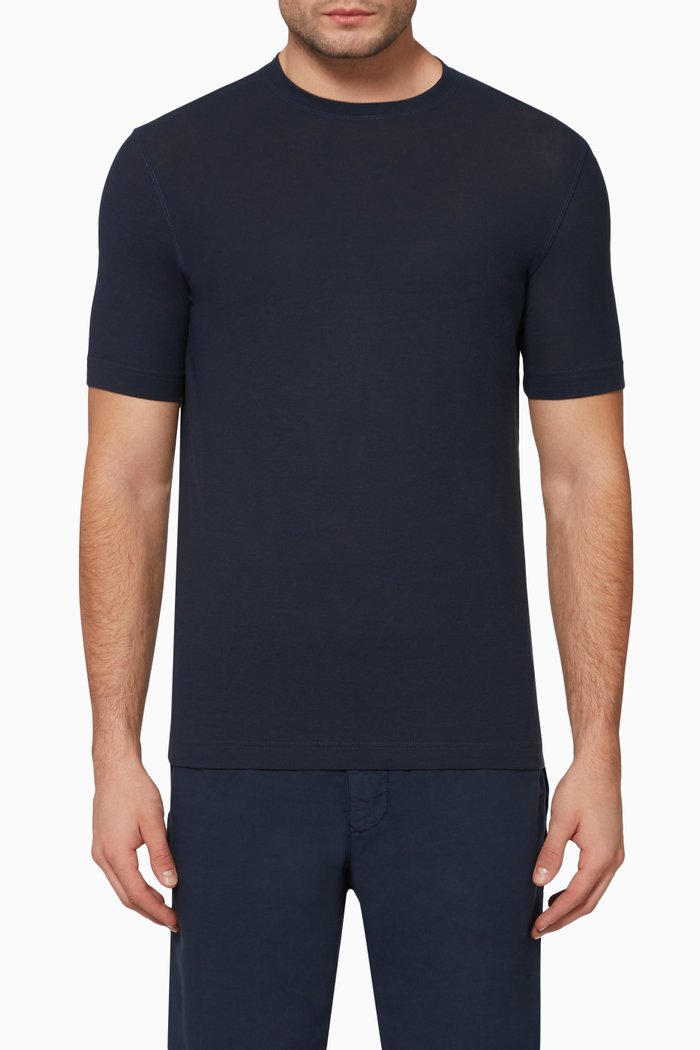 

Classic Ice Cotton T-Shirt, Blue