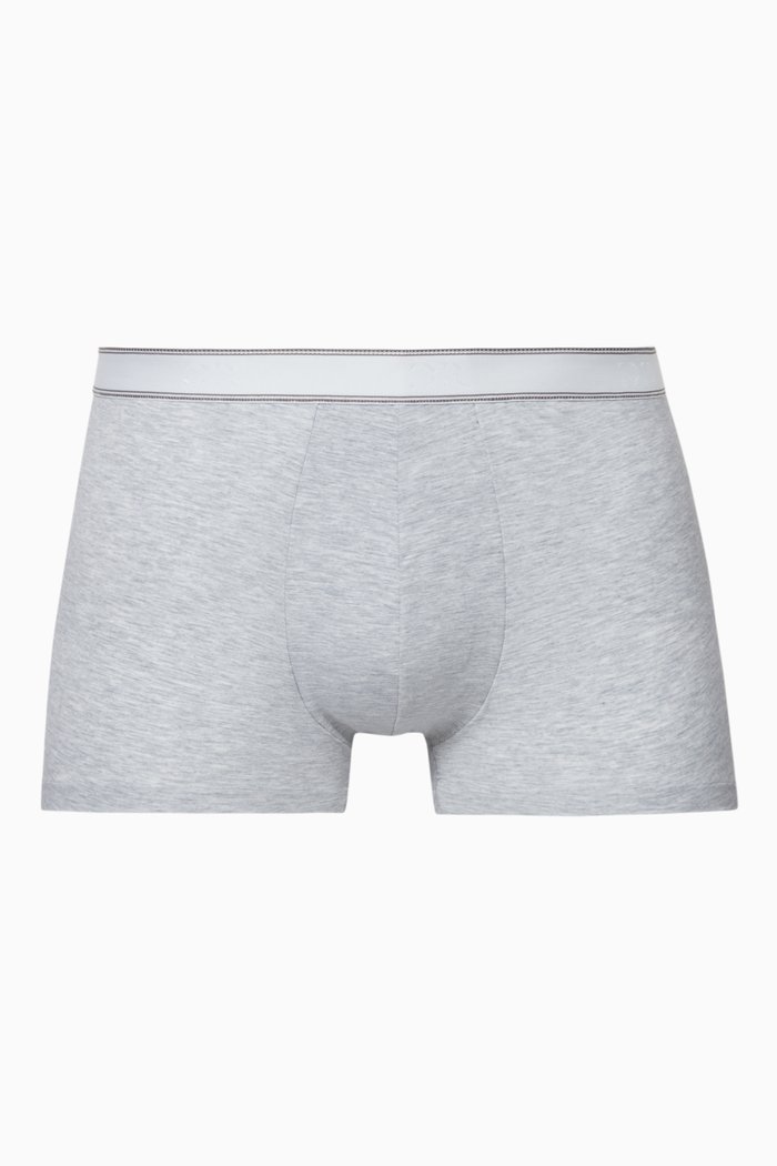 

Light-Grey Ethan Stretch Boxer Briefs, Silver