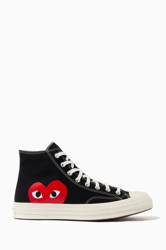 

x Converse Chuck 70 High Top Sneakers in Canvas, Black