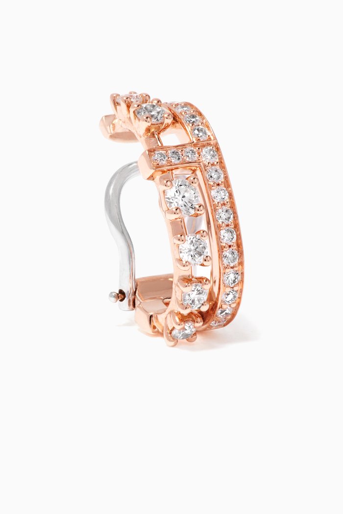 

Avenues Diamond Single Earring Cuff in 18kt Rose Gold