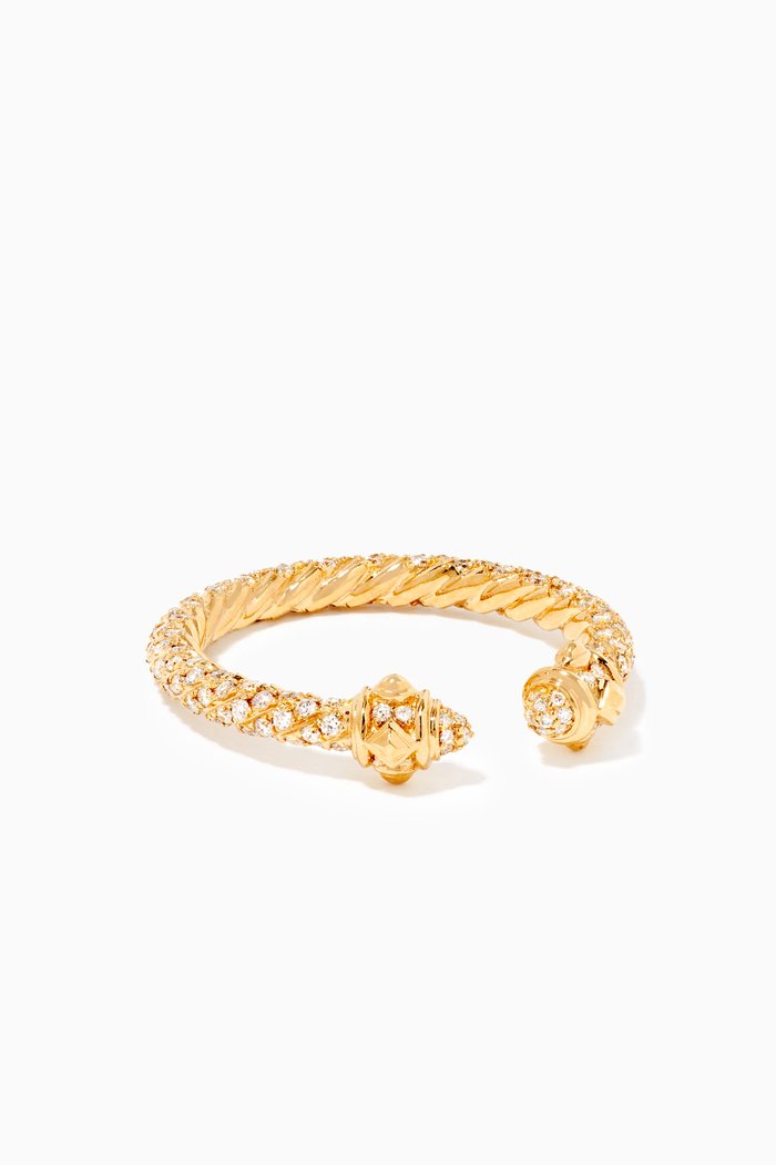 

Renaissance® Full Pavé Diamond Ring in 18kt Yellow Gold