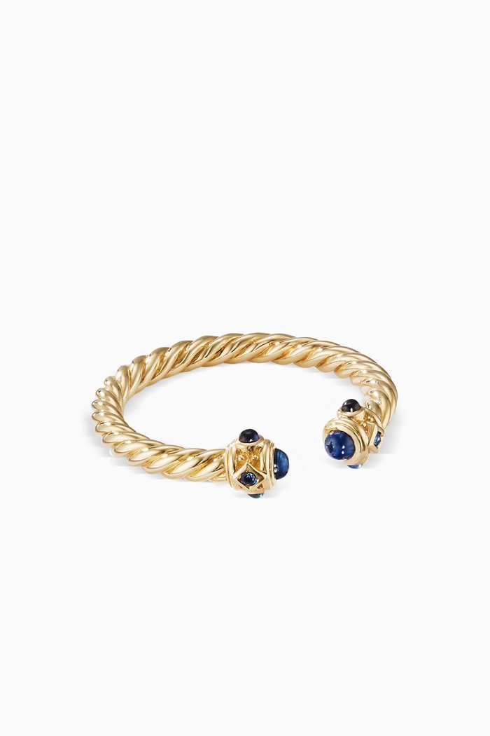 

Yellow-Gold & Renaissance Blue Sapphires Ring